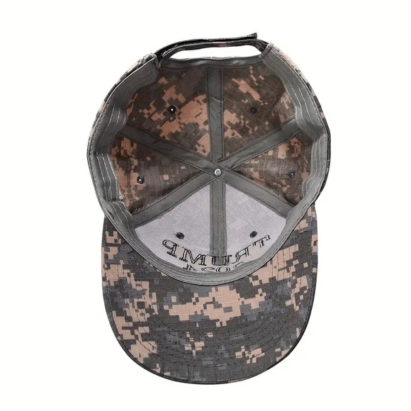 “Trump 2024 Save America Again” Embroidered American Flag Unisex Camo Hat! - Picture 13 of 14